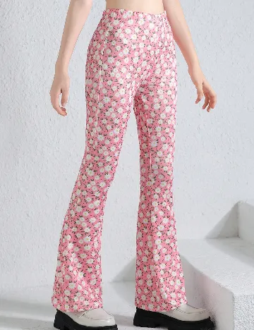 Pantaloni Shein Kids, roz Roz