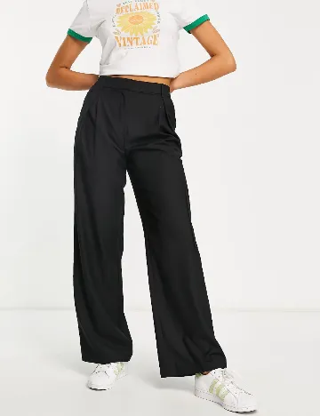 Pantaloni COLLUSION, negru