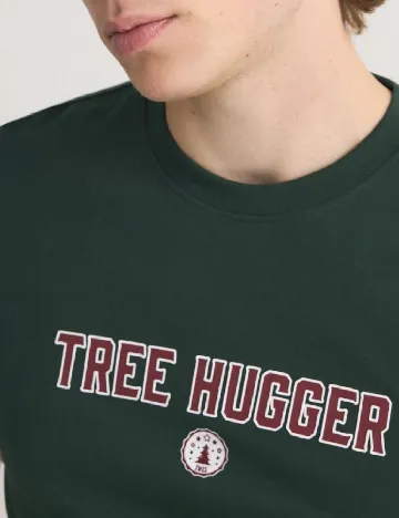 Tricou Reserved, verde inchis Verde
