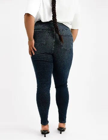 Blugi Top Shop Plus Size, albastru