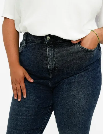 Blugi Top Shop Plus Size, albastru