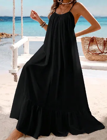 Rochie lunga SHEIN, negru Negru