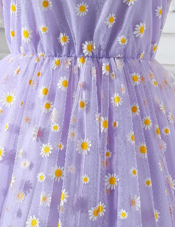 Rochie medie Shein Kids, mov Mov