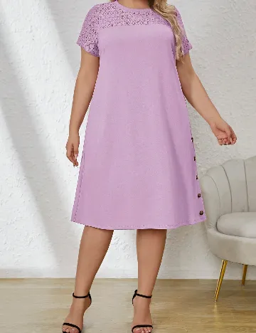 Rochie medie SHEIN CURVE, mov