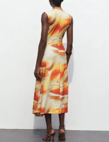 Rochie medie SHEIN, portocaliu
