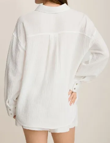 Camasa Oversize Reserved, alb