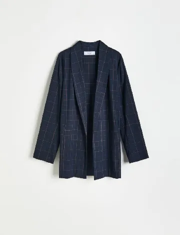 Blazer Reserved, bleumarin inchis