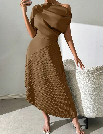 Rochie lunga SHEIN, maro