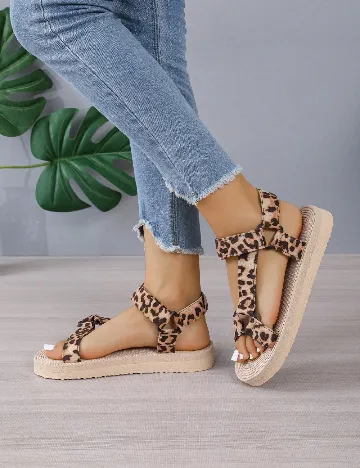 Sandale SHEIN, animal print
