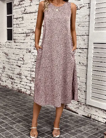 Rochie medie SHEIN, animal print