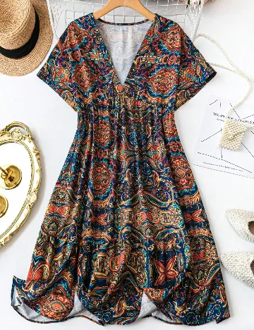 Rochie scurta SHEIN CURVE, mix culori Mix culori