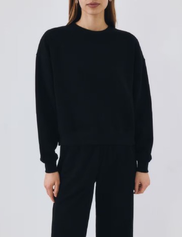 Bluza Oversize Reserved, negru