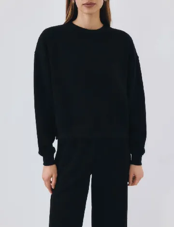 Bluza Oversize Reserved, negru Negru