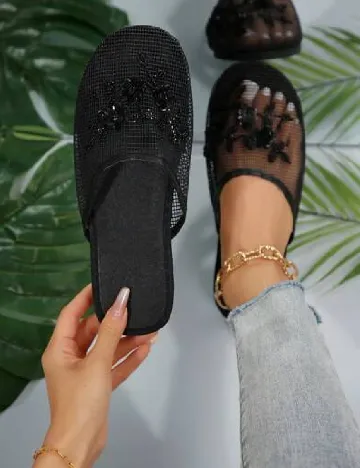 Papuci de Casa SHEIN, negru