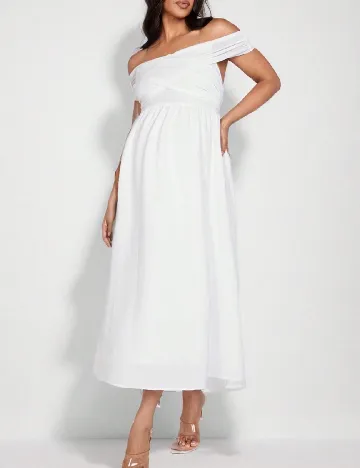 Rochie lunga SHEIN, alb Alb