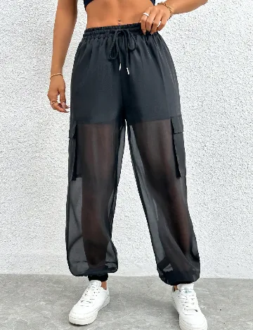 Pantaloni SHEIN, negru