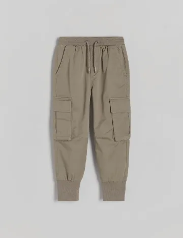 Pantaloni Reserved, maro Maro