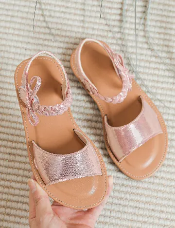 Sandale Shein Kids, roz Roz