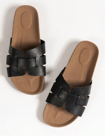 Slapi SHEIN, negru