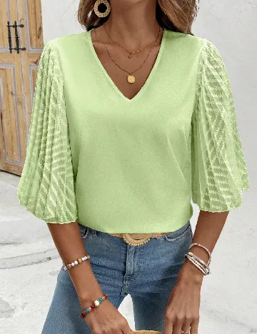 Bluza SHEIN, verde