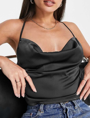 Top Parisian Tall, negru
