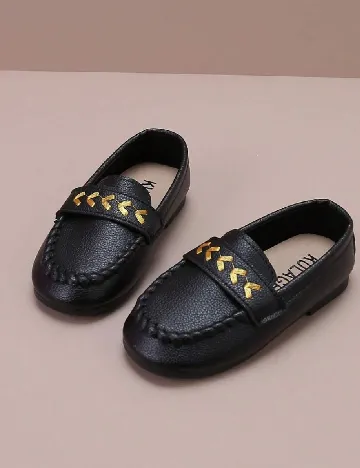 Mocasini Shein Kids, negru