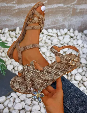 Sandale SHEIN, maro