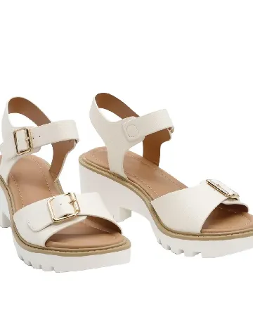 Sandale SHEIN, alb