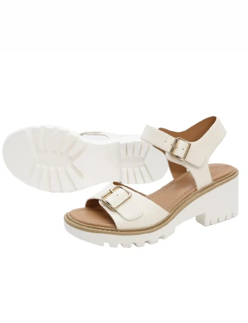 Sandale SHEIN, alb