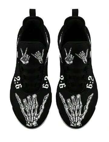 Adidasi SHEIN, negru Negru