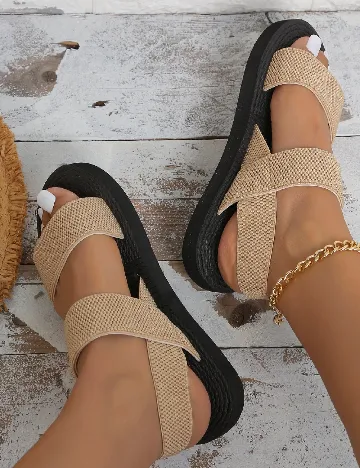 Sandale SHEIN, maro Maro