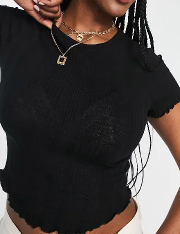 Top ASOS, negru