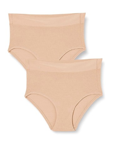 Set chiloti 2 perechi Sloggi by Triumph, maro deschis