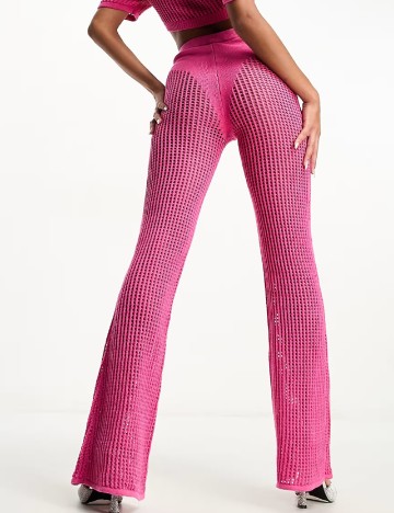 Pantaloni de plaja AsYou, roz
