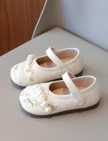 Pantofi Shein Kids, crem Crem