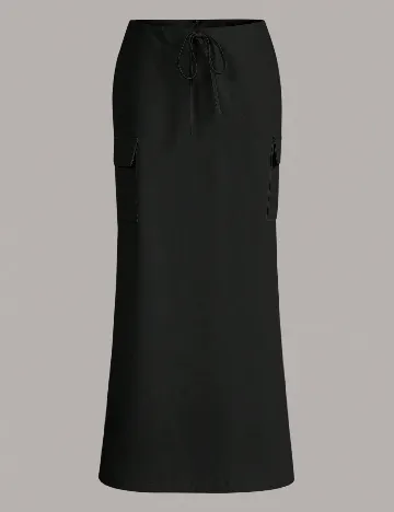 Fusta SHEIN, negru Negru