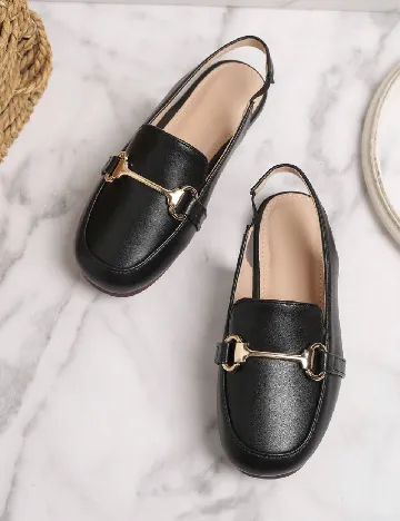 Mocasini Shein Kids, negru