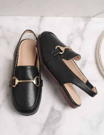 Mocasini Shein Kids, negru