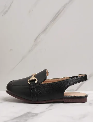 Mocasini Shein Kids, negru