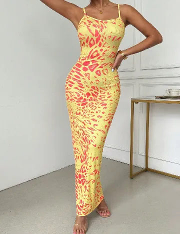 Rochie lunga SHEIN, galben Galben
