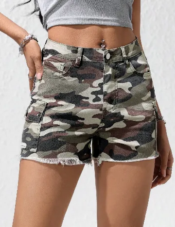 Pantaloni scurti SHEIN, army