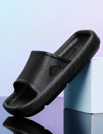 Slapi Shein Kids, negru Negru