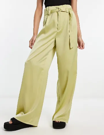 Pantaloni Public Desire, verde Verde