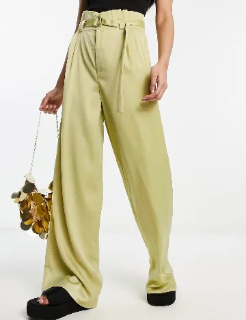 Pantaloni Public Desire, verde Verde