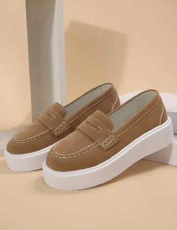 Mocasini SHEIN, maro