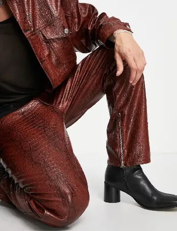 Pantaloni ASOS, maro Maro