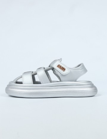 Sandale Shein Kids, gri