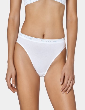Set chiloti 2 perechi Sloggi by Triumph, alb