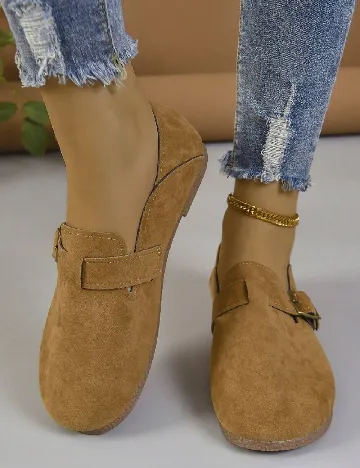 Mocasini SHEIN, maro