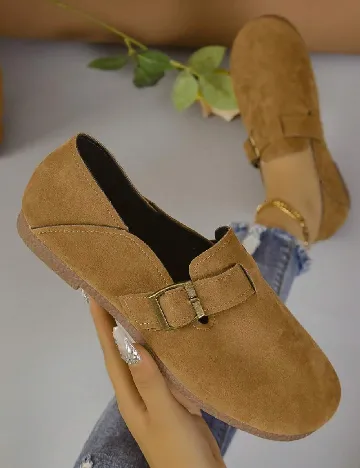 Mocasini SHEIN, maro